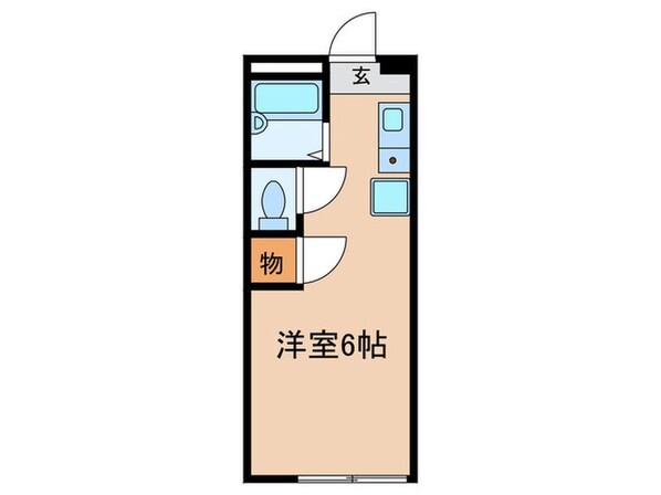 メゾンアップルの物件間取画像